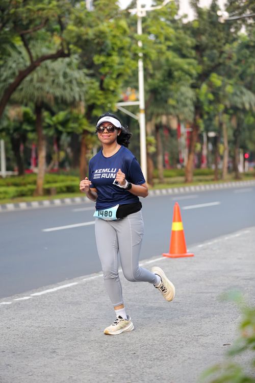 Race photo from KEMLU RUN 2025