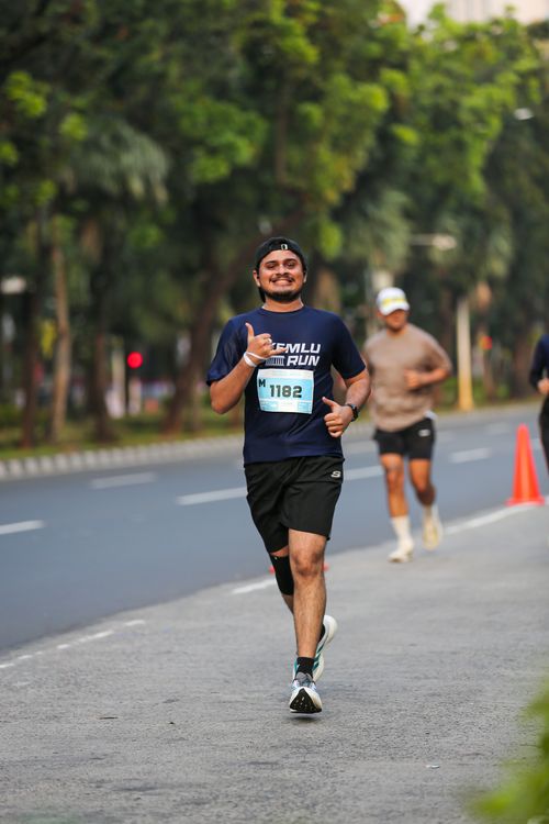 Race photo from KEMLU RUN 2025