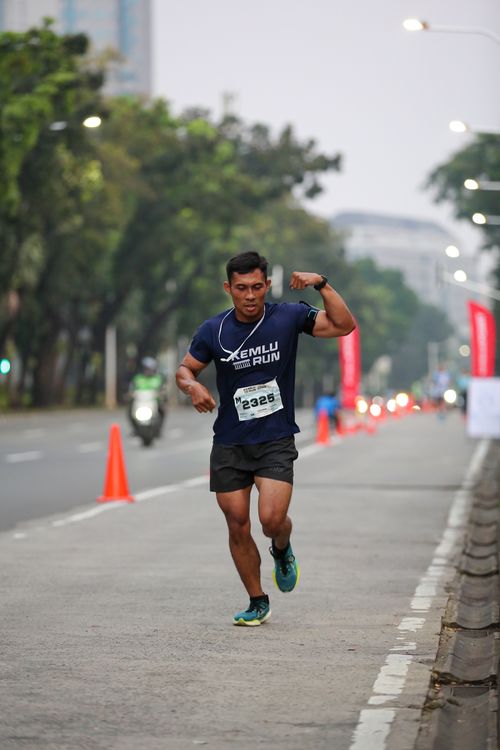 Race photo from KEMLU RUN 2025