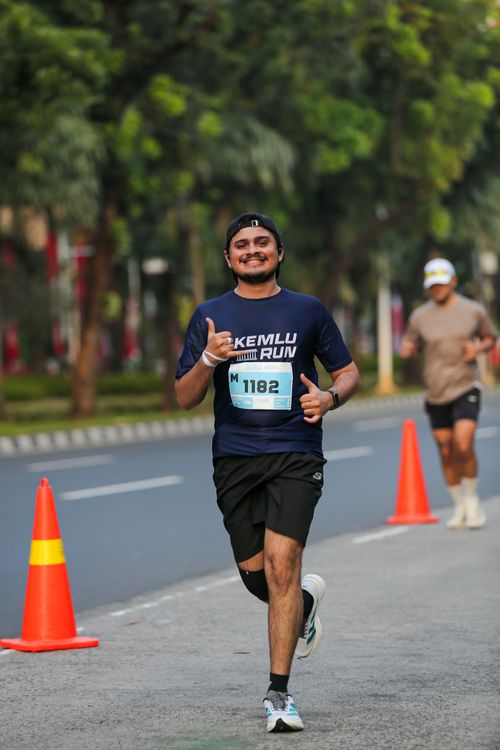 Race photo from KEMLU RUN 2025