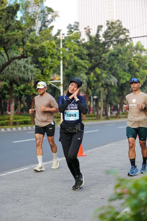 Race photo from KEMLU RUN 2025