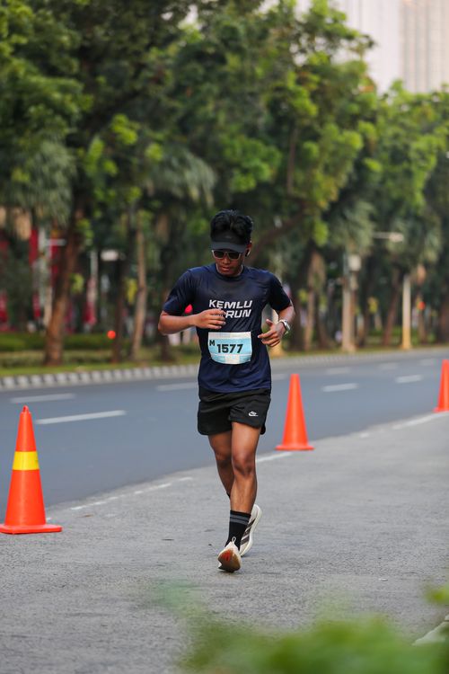 Race photo from KEMLU RUN 2025