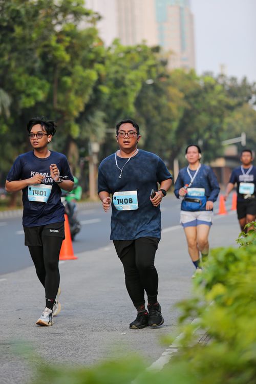 Race photo from KEMLU RUN 2025