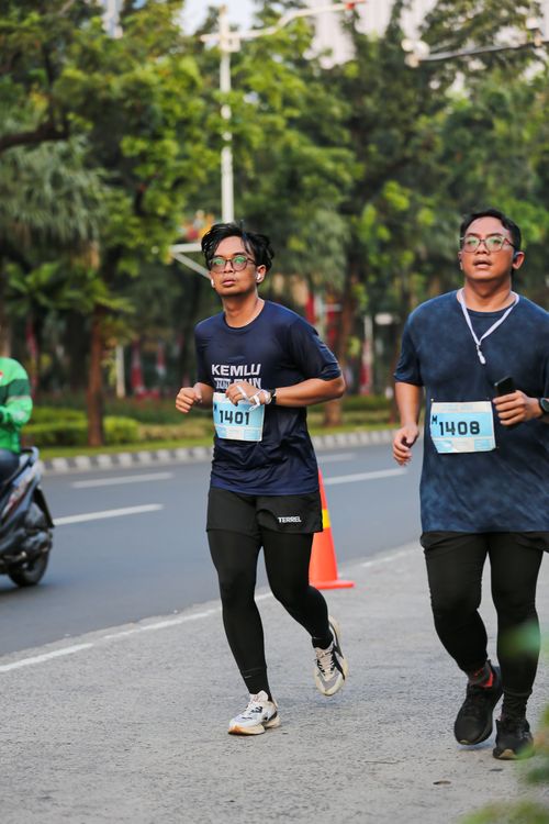 Race photo from KEMLU RUN 2025
