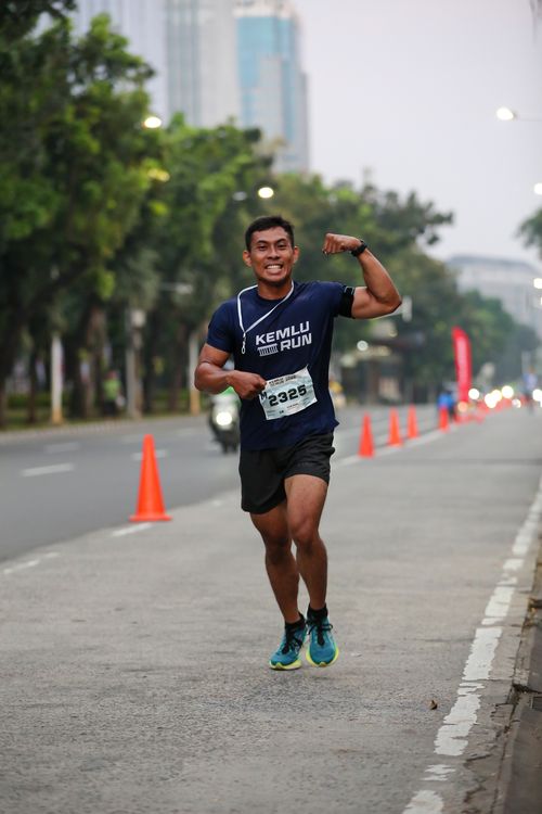 Race photo from KEMLU RUN 2025