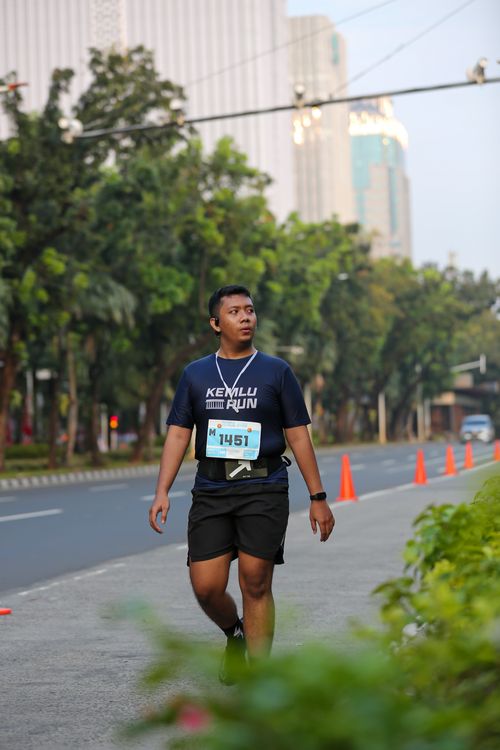 Race photo from KEMLU RUN 2025