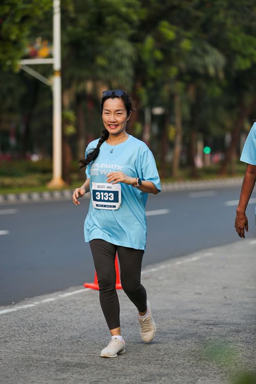 Race photo from KEMLU RUN 2025