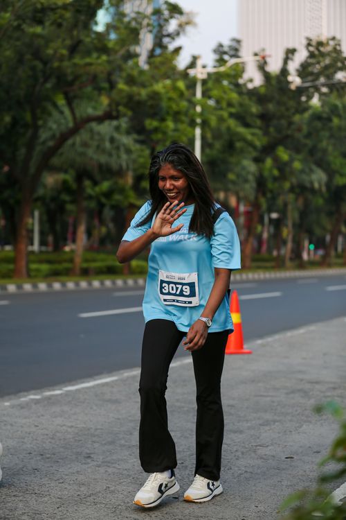 Race photo from KEMLU RUN 2025