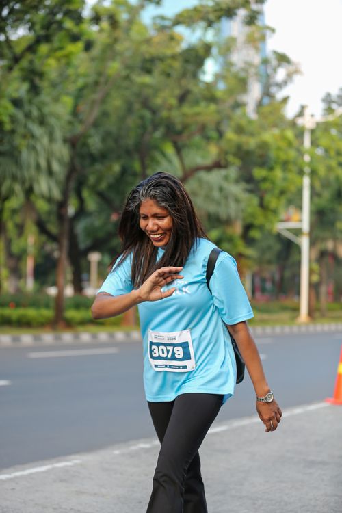 Race photo from KEMLU RUN 2025