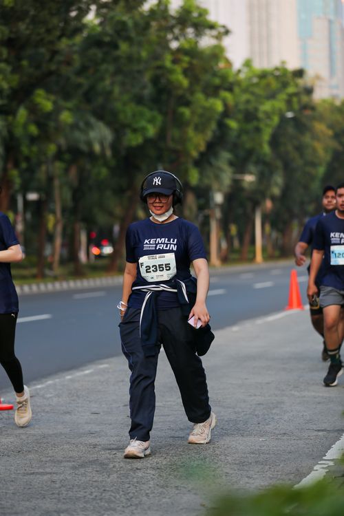 Race photo from KEMLU RUN 2025