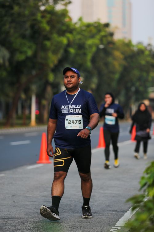 Race photo from KEMLU RUN 2025