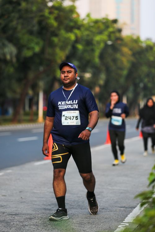 Race photo from KEMLU RUN 2025