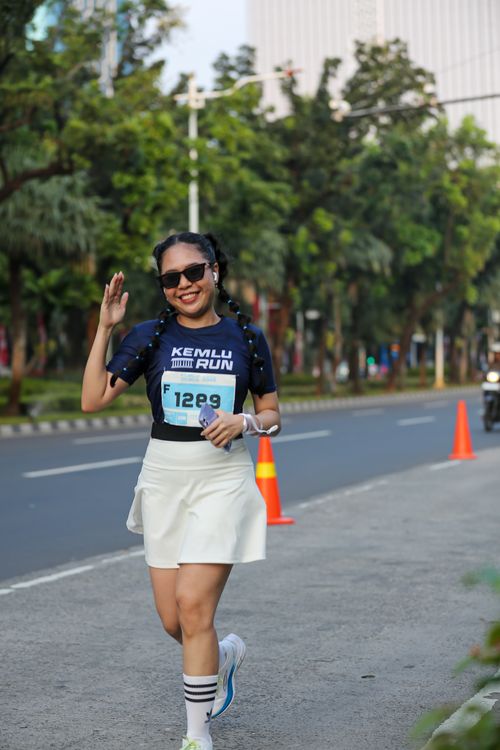 Race photo from KEMLU RUN 2025