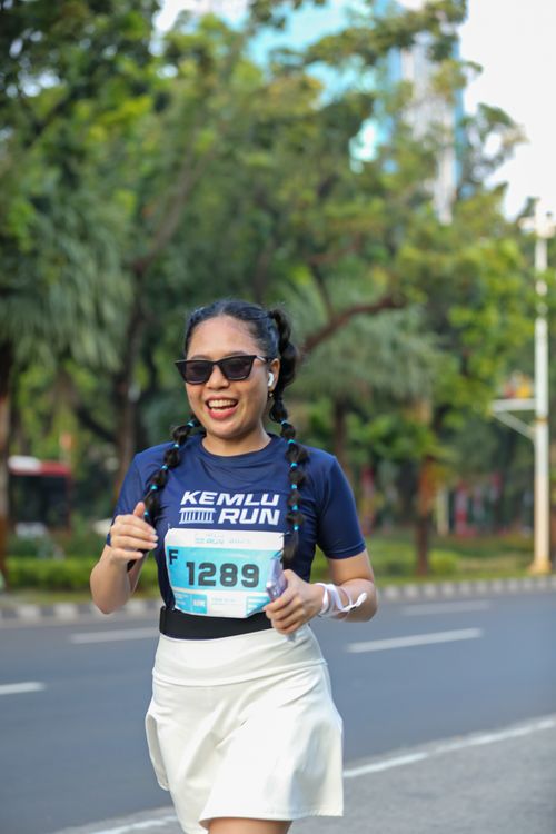 Race photo from KEMLU RUN 2025