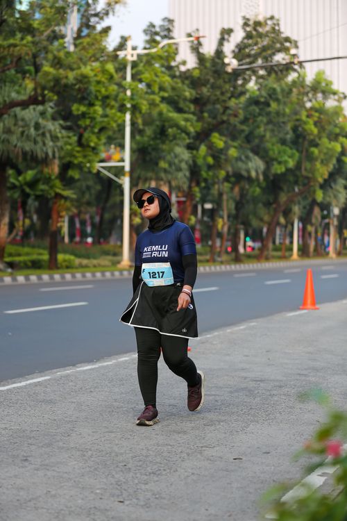 Race photo from KEMLU RUN 2025
