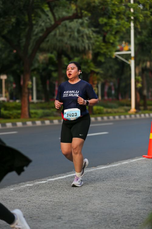 Race photo from KEMLU RUN 2025