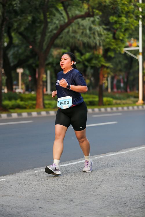 Race photo from KEMLU RUN 2025
