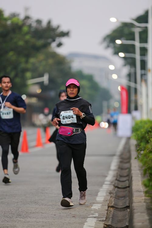 Race photo from KEMLU RUN 2025