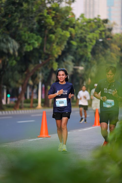 Race photo from KEMLU RUN 2025