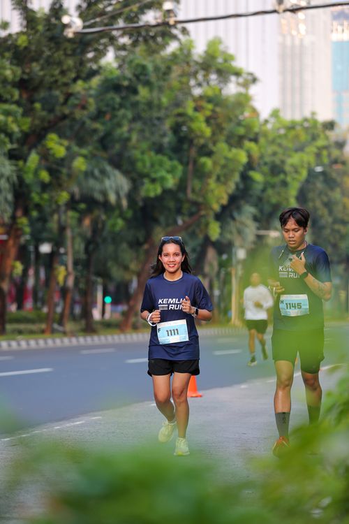 Race photo from KEMLU RUN 2025