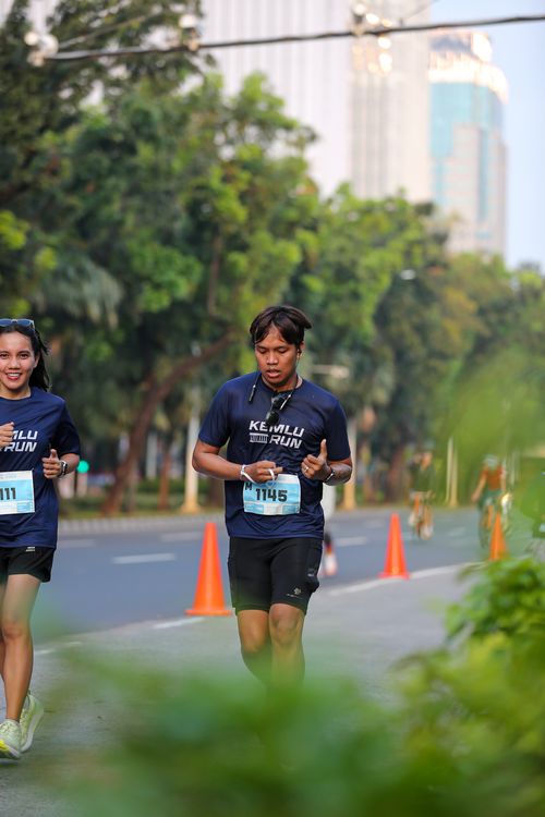Race photo from KEMLU RUN 2025