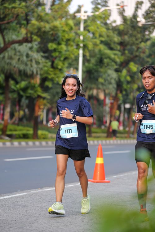 Race photo from KEMLU RUN 2025