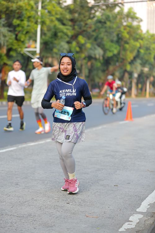 Race photo from KEMLU RUN 2025