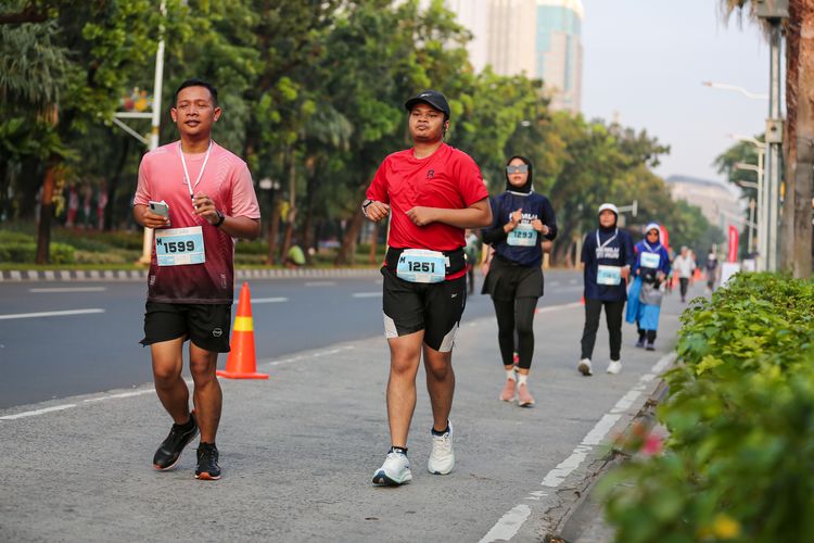 Race photo from KEMLU RUN 2025