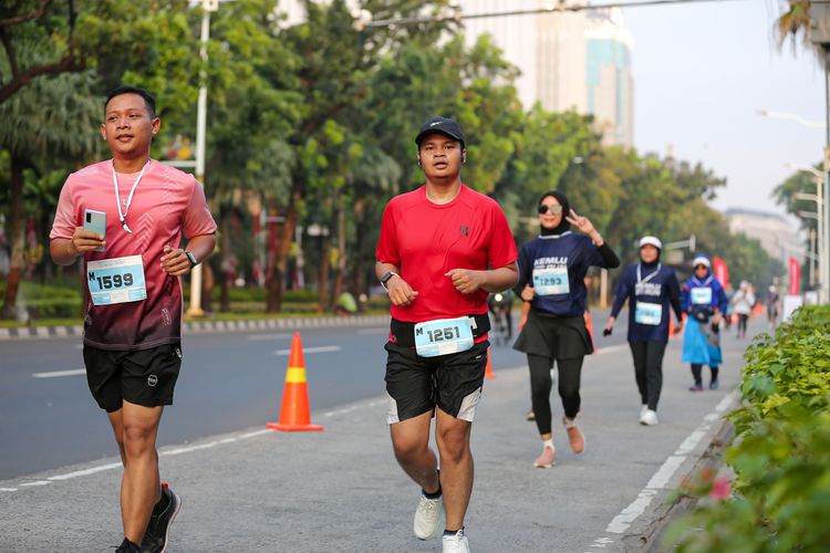Race photo from KEMLU RUN 2025