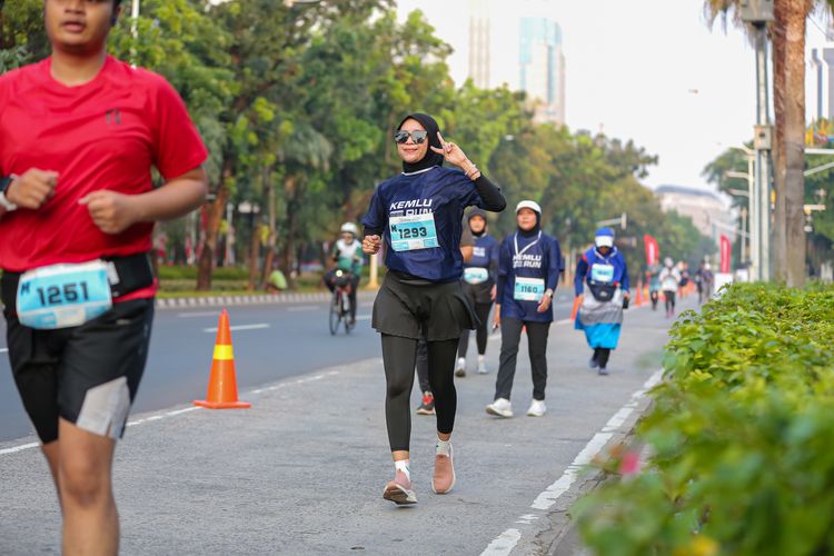 Race photo from KEMLU RUN 2025