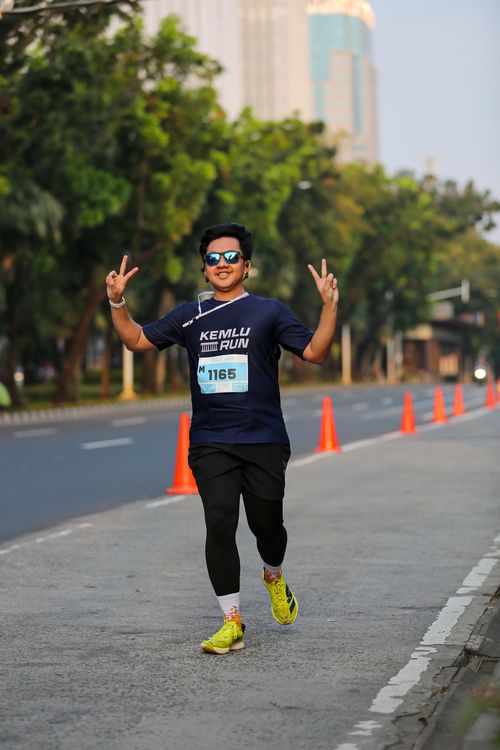 Race photo from KEMLU RUN 2025