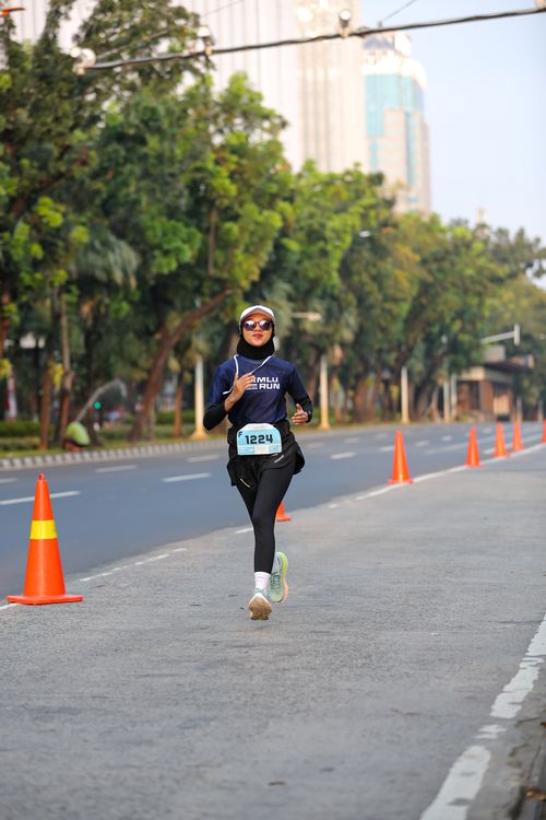 Race photo from KEMLU RUN 2025