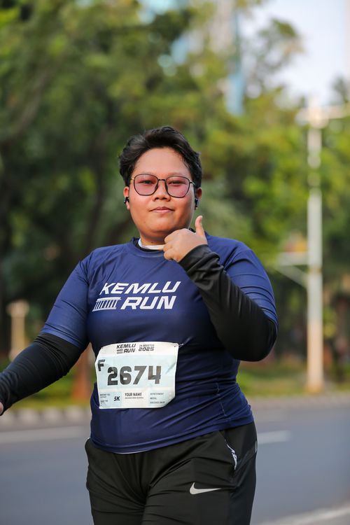 Race photo from KEMLU RUN 2025