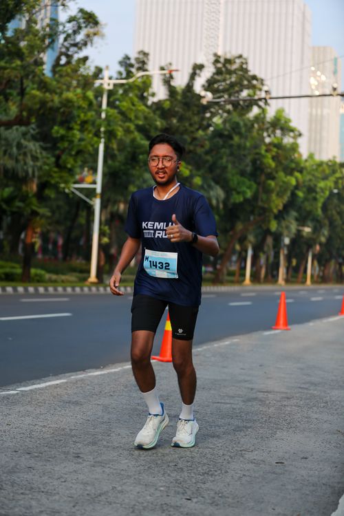 Race photo from KEMLU RUN 2025
