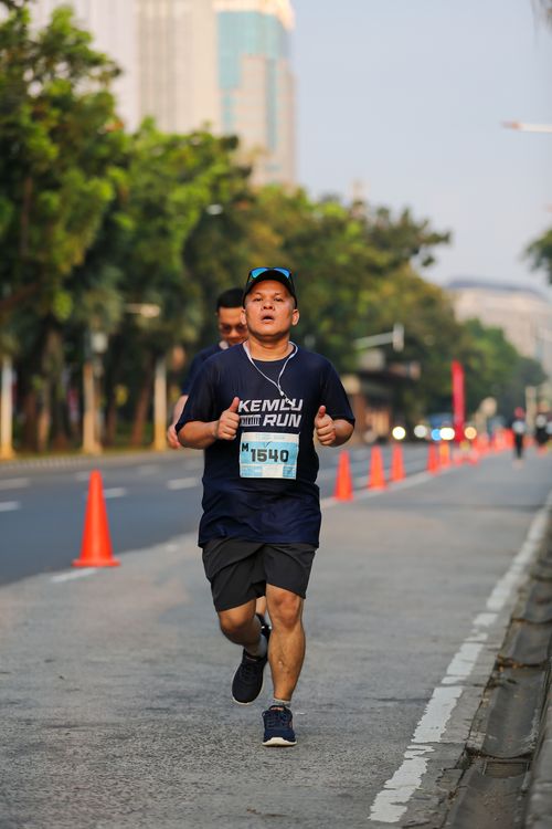 Race photo from KEMLU RUN 2025