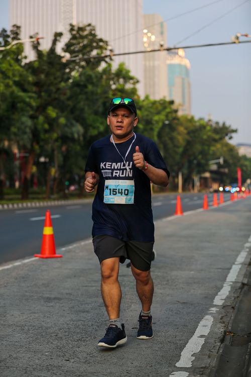 Race photo from KEMLU RUN 2025