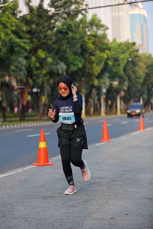 Race photo from KEMLU RUN 2025