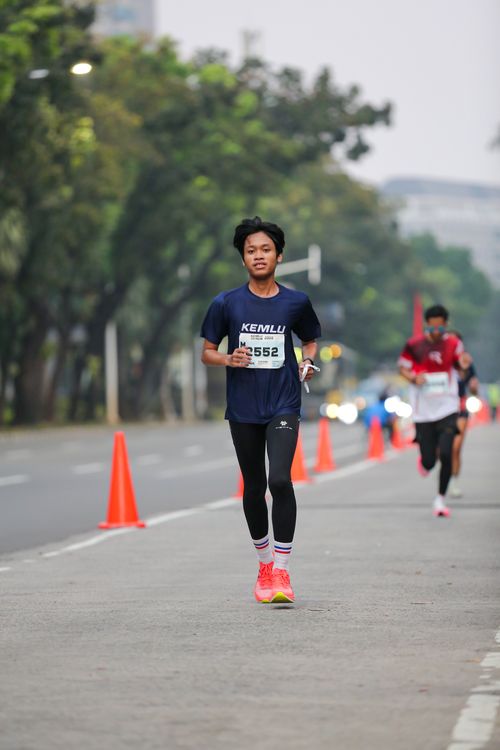 Race photo from KEMLU RUN 2025