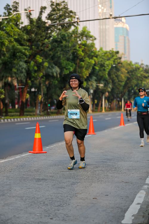 Race photo from KEMLU RUN 2025