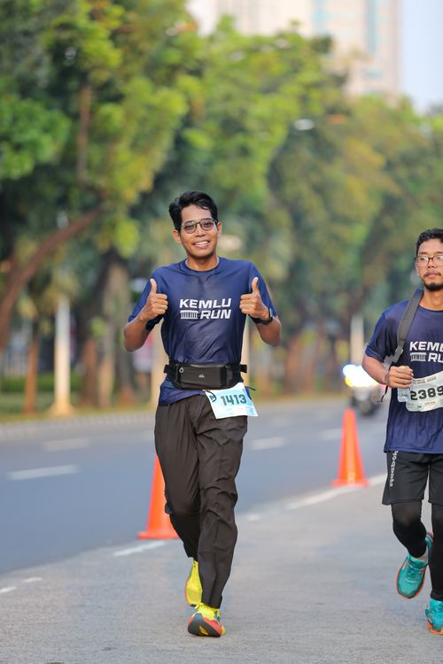 Race photo from KEMLU RUN 2025