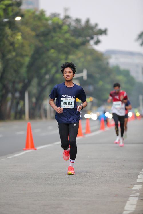 Race photo from KEMLU RUN 2025