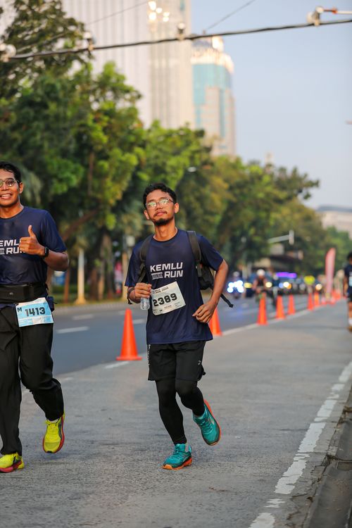 Race photo from KEMLU RUN 2025