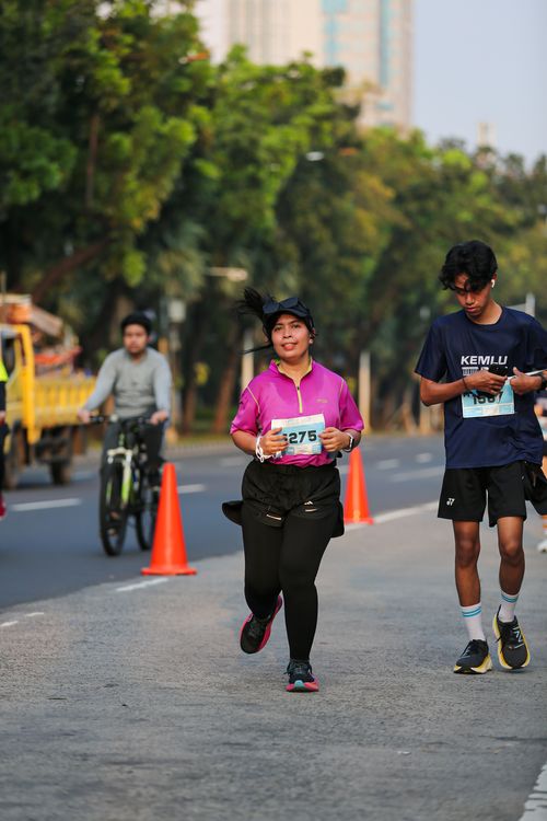 Race photo from KEMLU RUN 2025