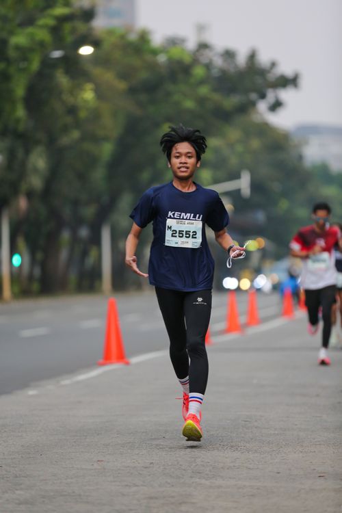 Race photo from KEMLU RUN 2025