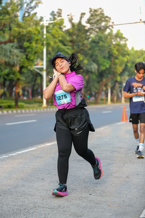 Race photo from KEMLU RUN 2025