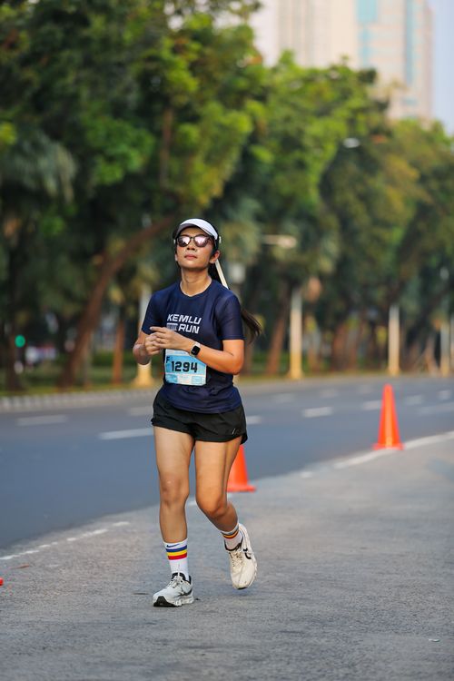 Race photo from KEMLU RUN 2025