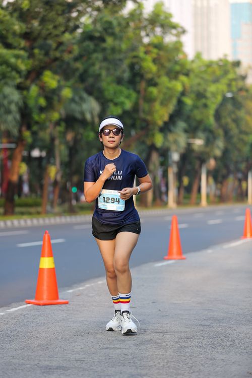Race photo from KEMLU RUN 2025