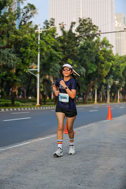 Race photo from KEMLU RUN 2025