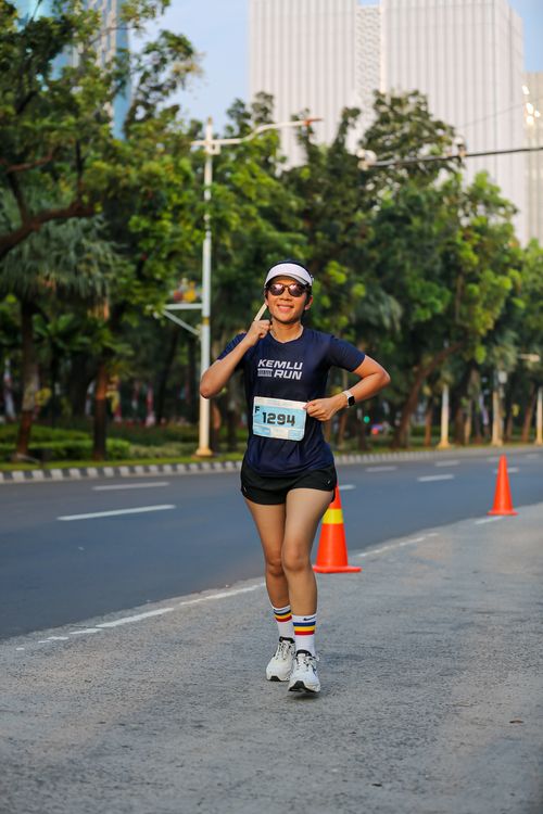 Race photo from KEMLU RUN 2025