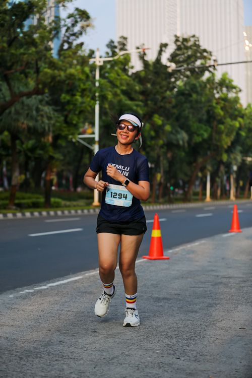 Race photo from KEMLU RUN 2025
